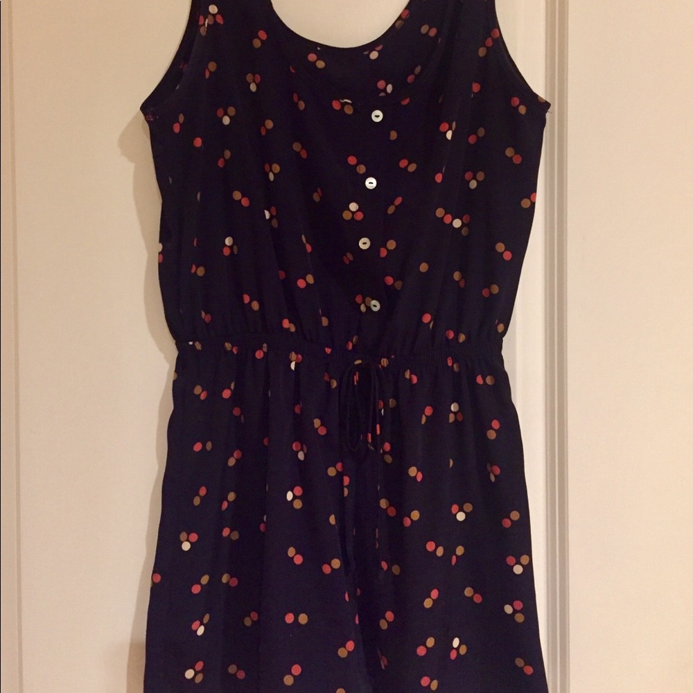 Boutique romper with snap at sleeve